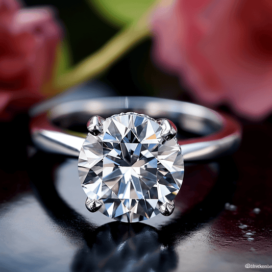 Lab grown diamond engagement ring 1.0ct - 3.0ct CVD - Shilat 