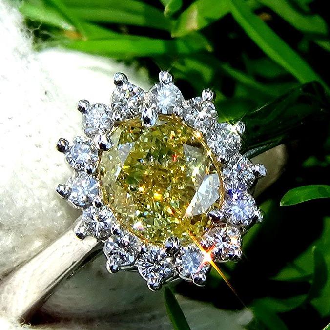  yellow diamond ring - Shilat