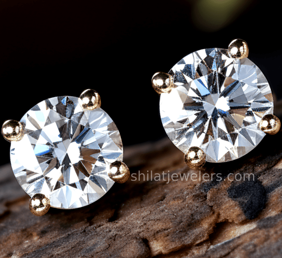 lab cvd diamond earrings for sale