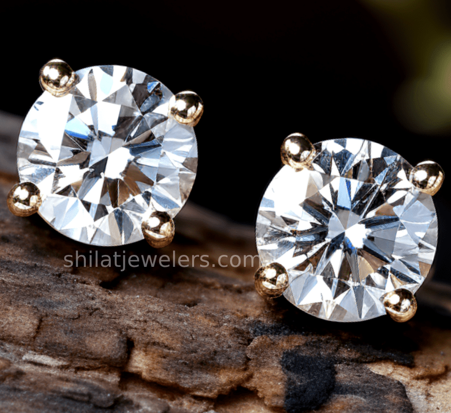 lab cvd diamond earrings for sale