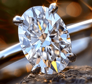 R10 Lab Created Diamond oval 1.5ct - Shilat 