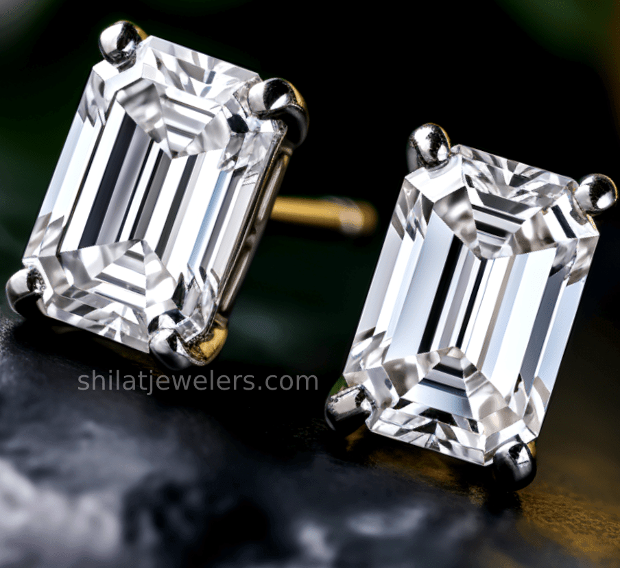 E16 Emerald Cut Lab Diamond - Shilat 