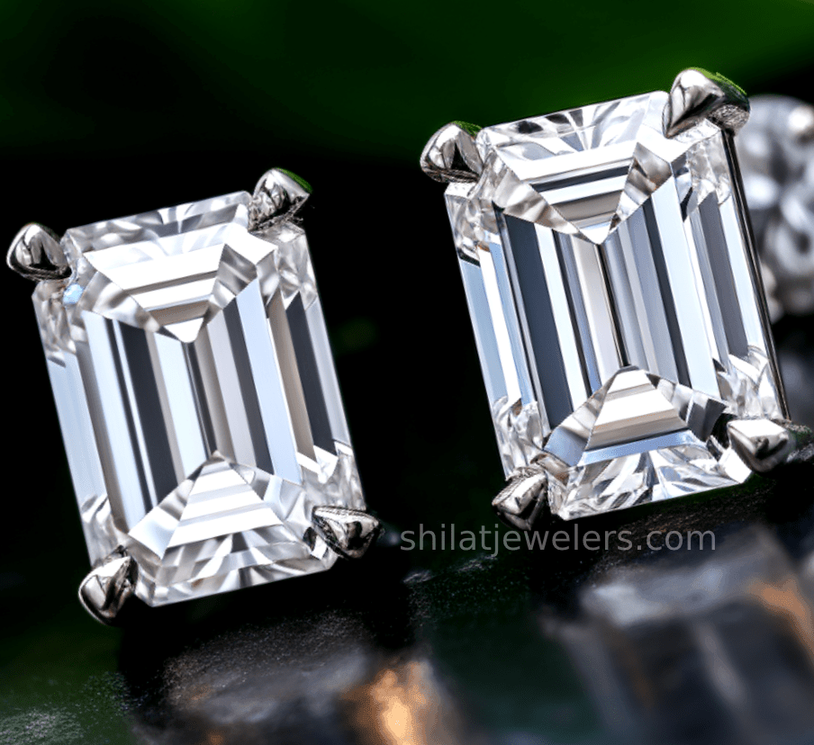 E14 Earrings Diamond Lab Grown - Shilat 