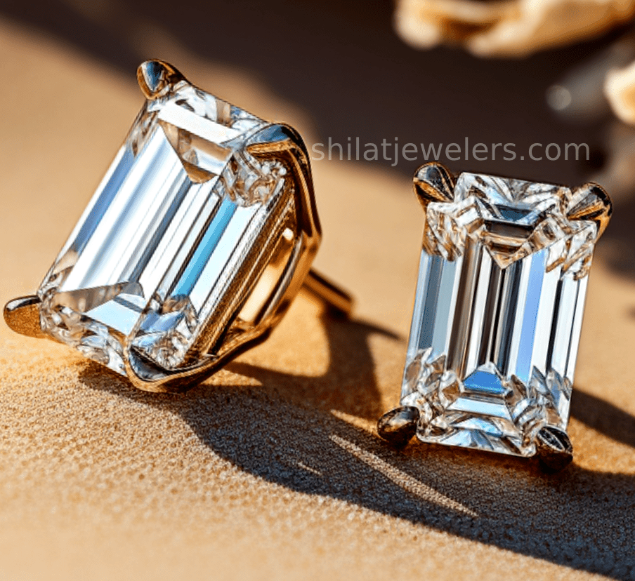 E13 Diamond Earrings - Shilat 