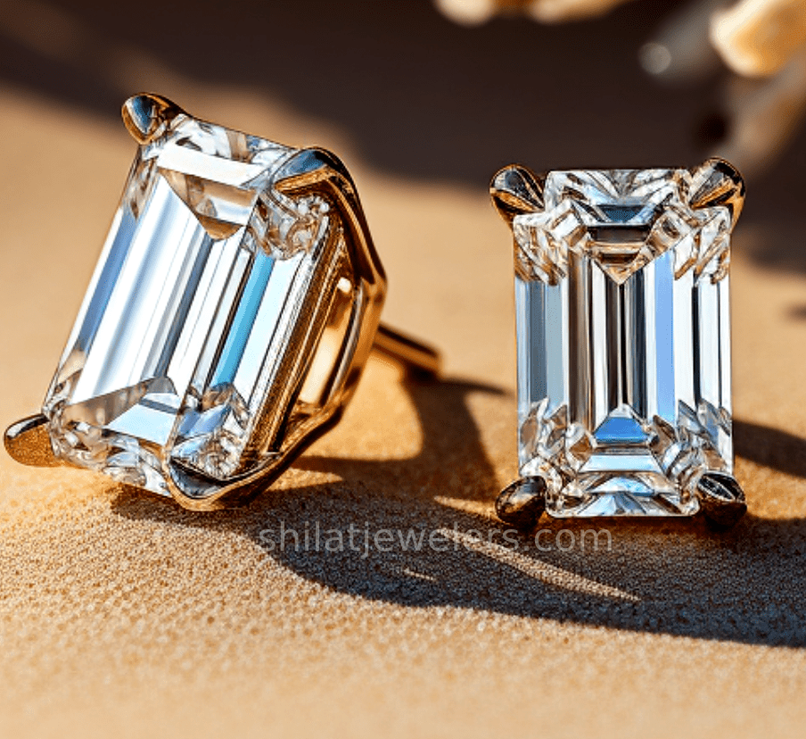 E13 Diamond Earrings - Shilat 