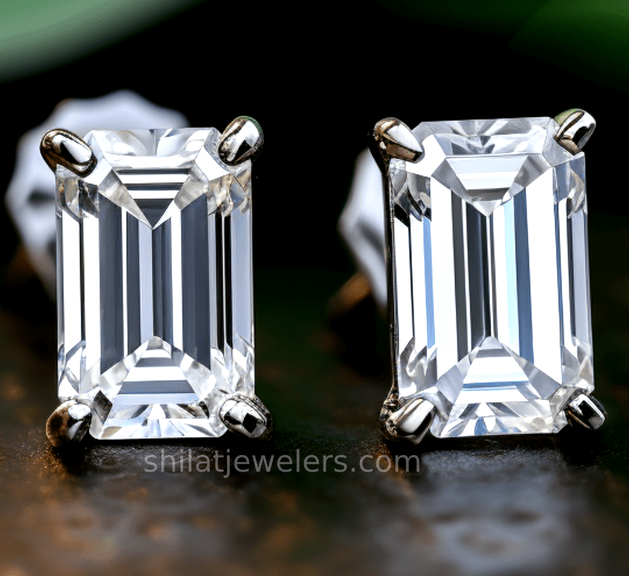 E15 Diamond Earrings Lab Grown - Shilat 