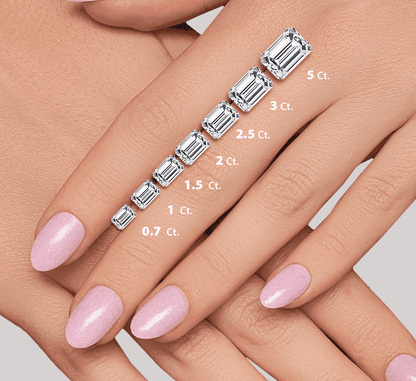 E16 Emerald Cut Lab Diamond - Shilat 