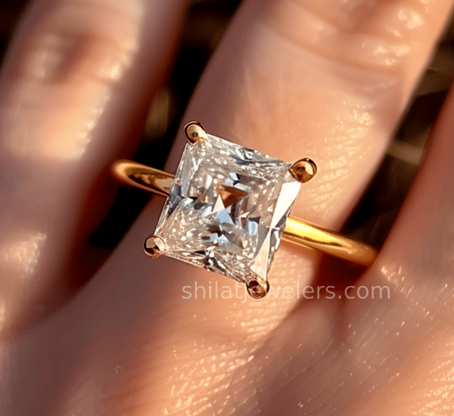 lab made cvd diamond ring - Shilat