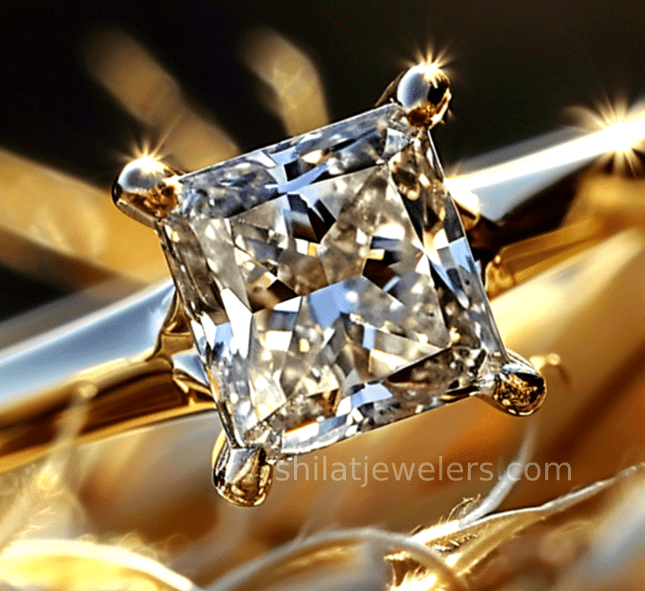 lab made 1.51ct cvd diamond ring - Shilat