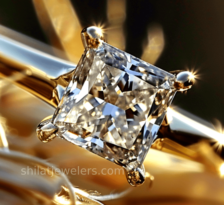 lab made 1.51ct cvd diamond ring - Shilat