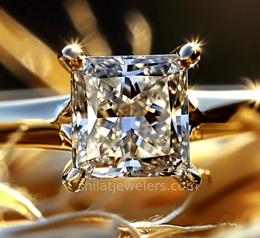 lab made 1.51ct cvd diamond ring - Shilat