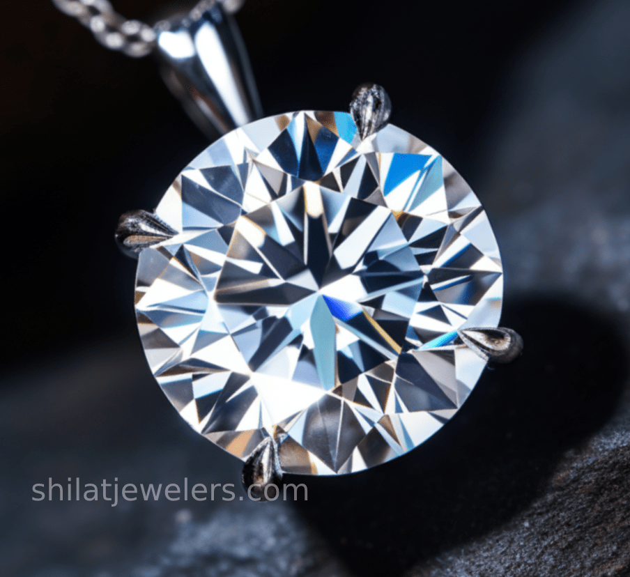 Created diamond necklace