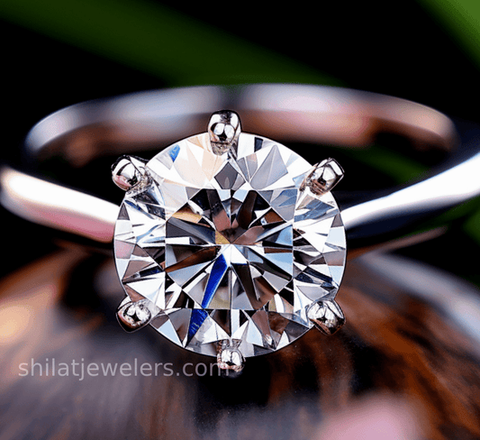 Man made diamond jewelry ring