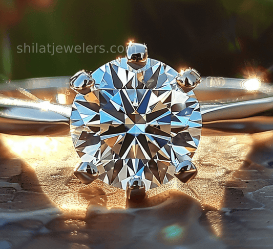 1.5 carat lab grown diamond engagement ring