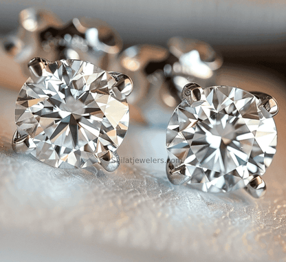 E100 Studs Earrings Lab - Shilat 