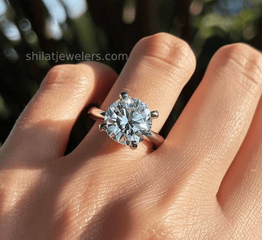 Lab grown diamond ring