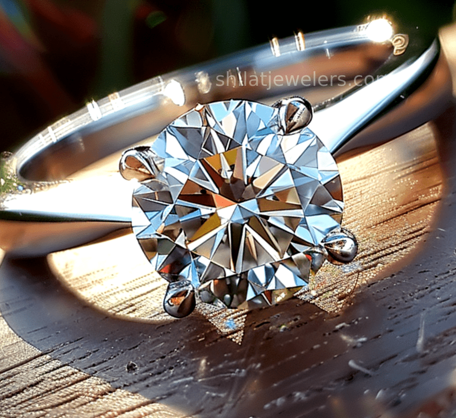 2ct lab grown diamond engagement ring