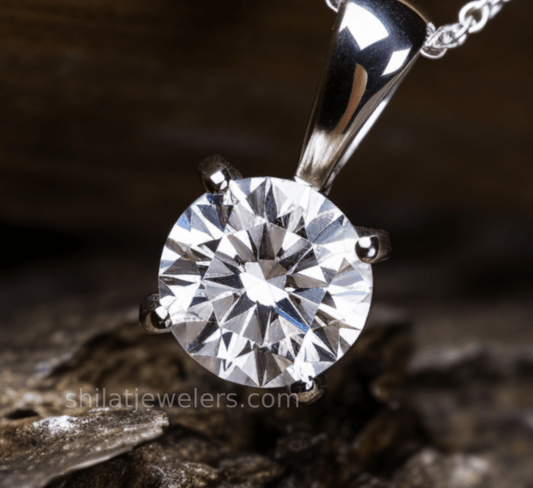 Artificial diamond necklace 1.5ct
