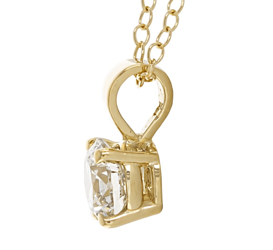 1 ct lab grown diamond necklace - Shilat 