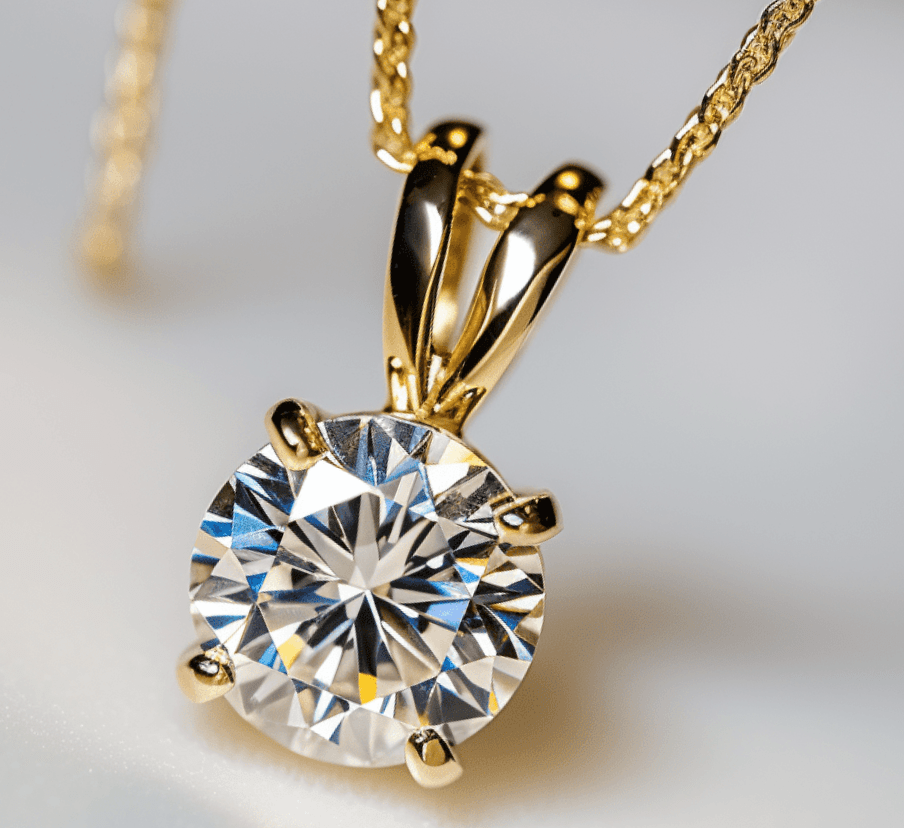 2.00 ct lab grown diamond necklace - Shilat 