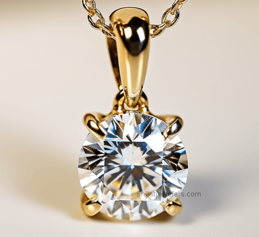 1 carat lab grown diamond necklace - Shilatjewelers