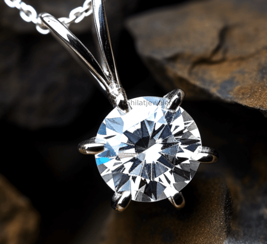 Custom lab made diamond pendants - Shilatjewelers