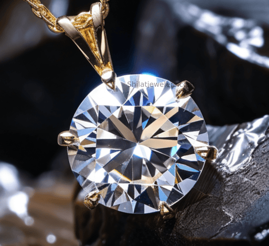 2 carat lab grown diamond necklace - Shilatjewelers