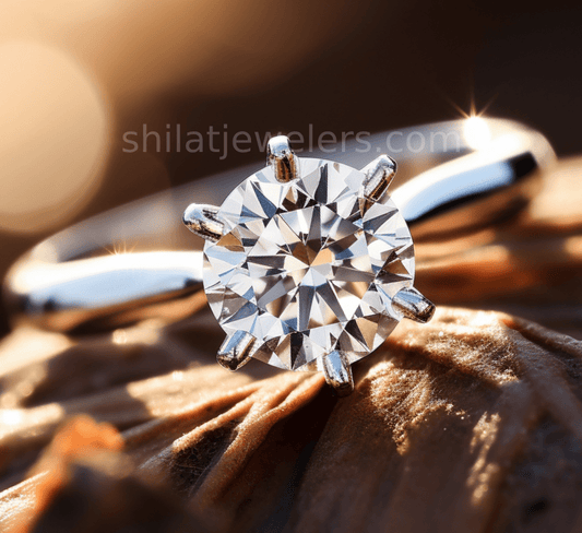 Diamond lab created engagement rings 2ct