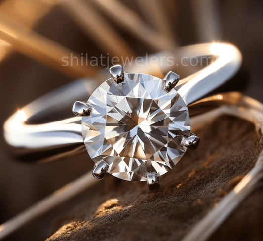 lab produced diamond rings 2ct