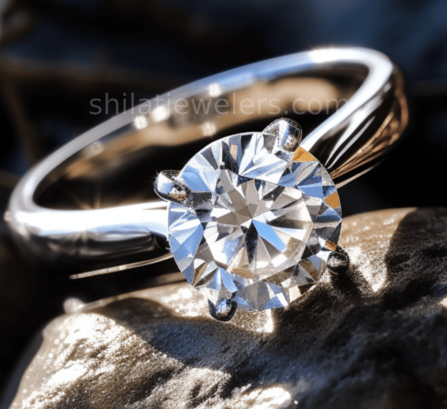 lab grown diamond engagementrings 2ct