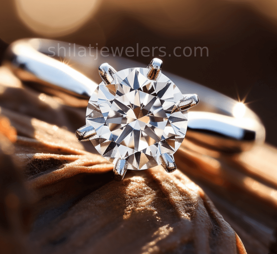 Diamond lab created engagement rings 2ct