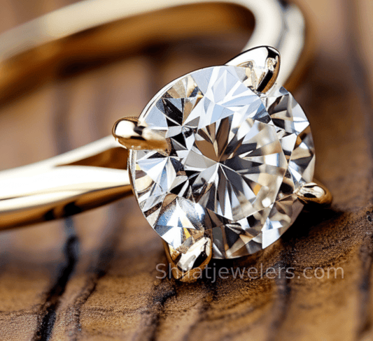 Man made diamond engagement rings