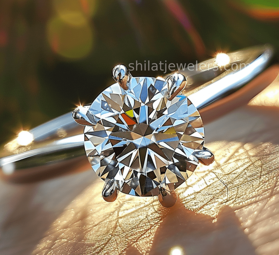 2.0 carat lab grown diamond ring