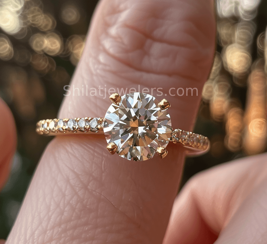 Man made diamond rings for sale