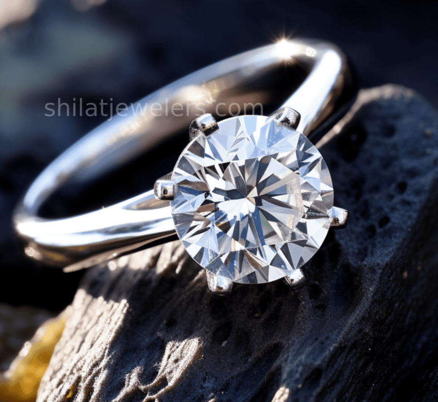 Engagement rings with lab diamonds 14k