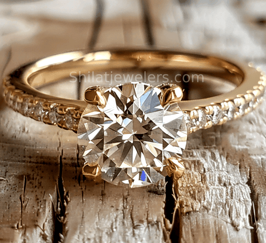 Buy lab grown diamond engagement ring 