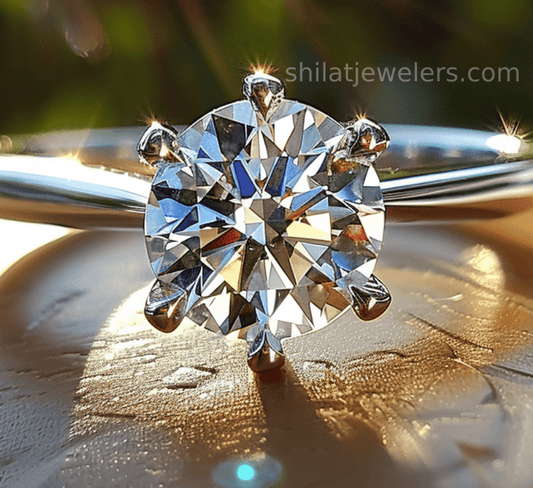 Synthetic diamond rings