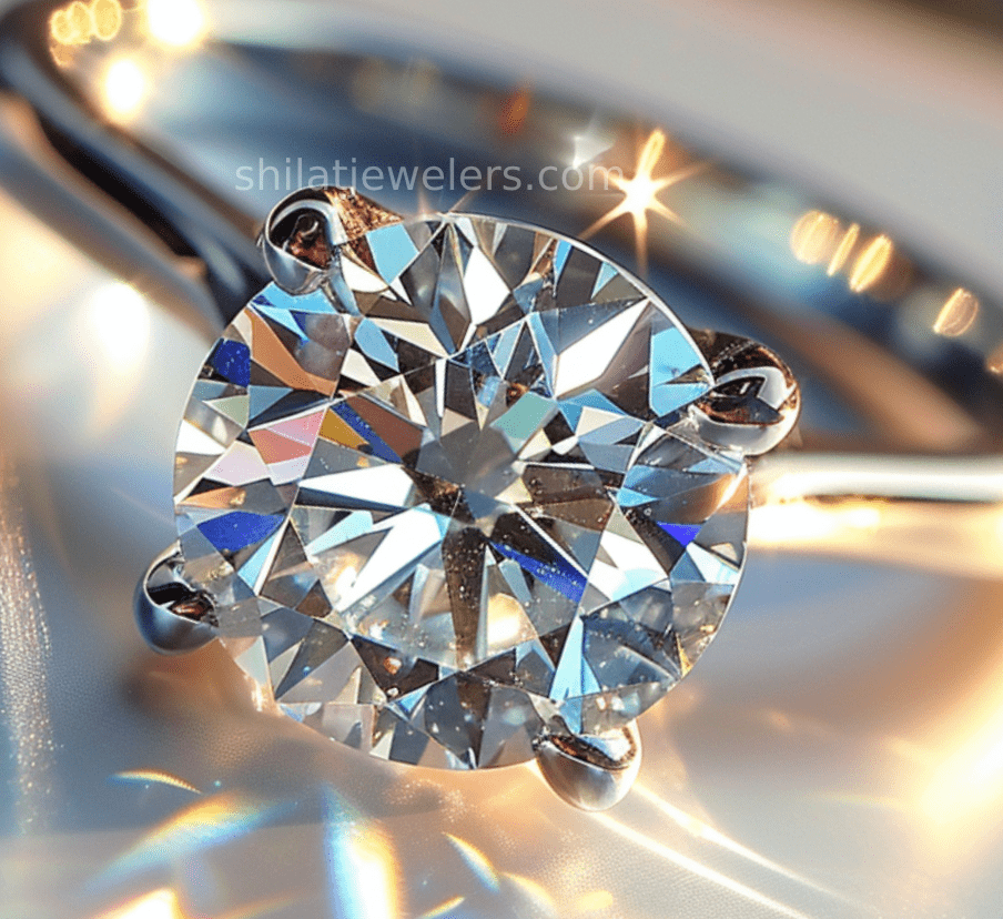 3ct lab grown diamond engagement ring
