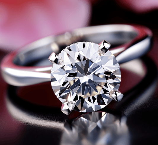 1 carat lab created diamond ring