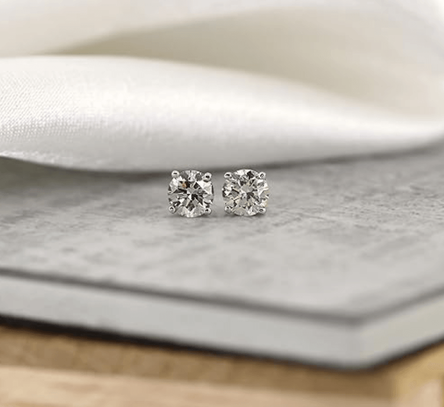 Lab grown diamond stud earrings - Shilat 