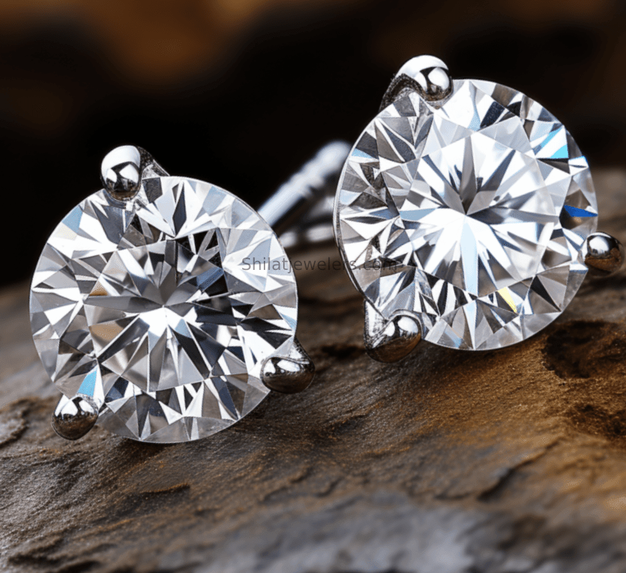 1.5 Carat lab created diamond studs