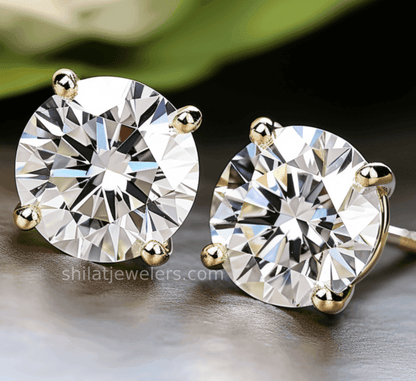 E108 Round Lab Studs - Shilat 