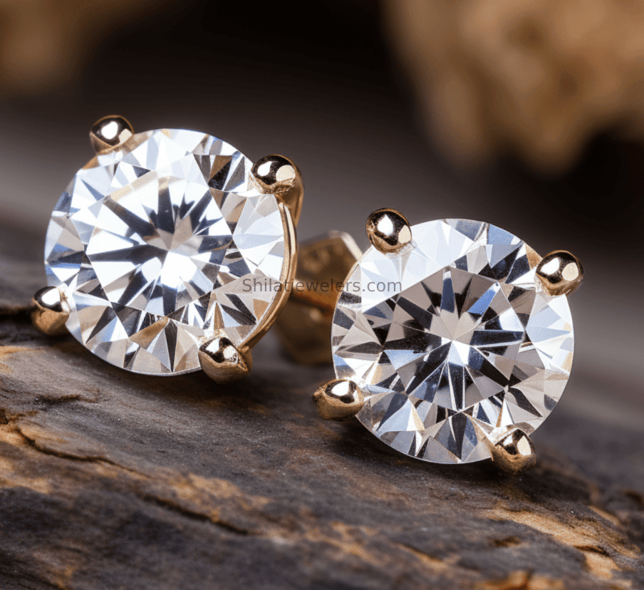 Best lab created diamond earrings- Shilatjewelers 