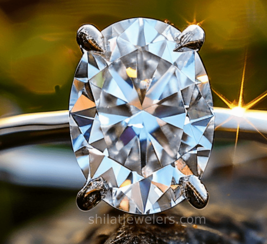 2ct lab diamond ring engagement