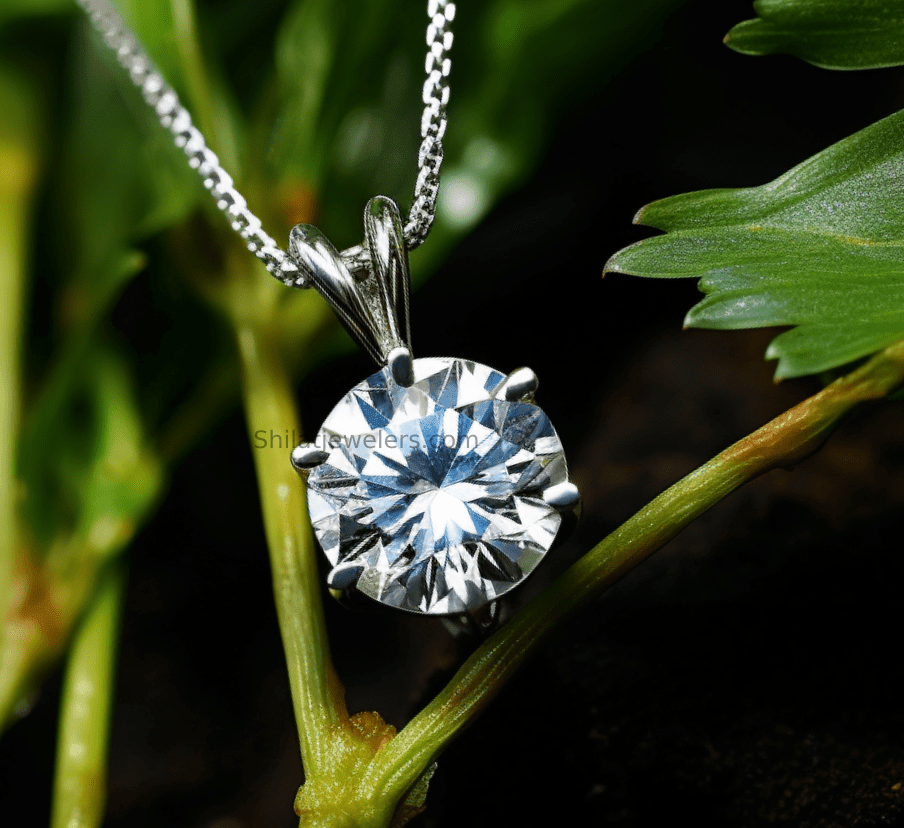 lab created diamonds necklace - Shilatjewelers