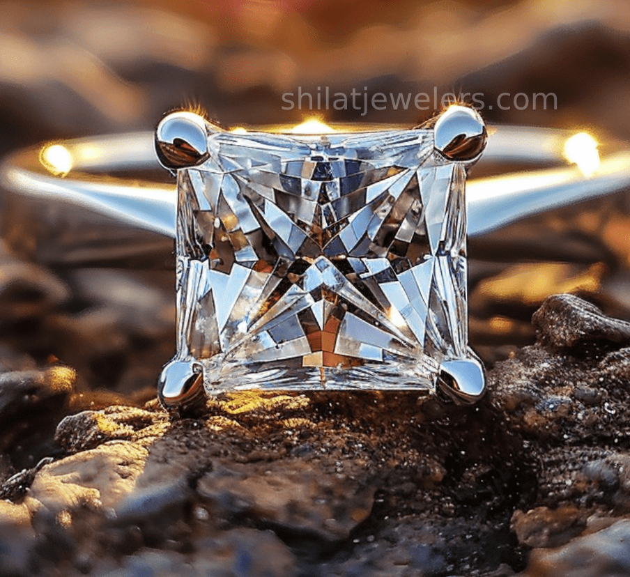 2 carat lab grown diamond ring 14k