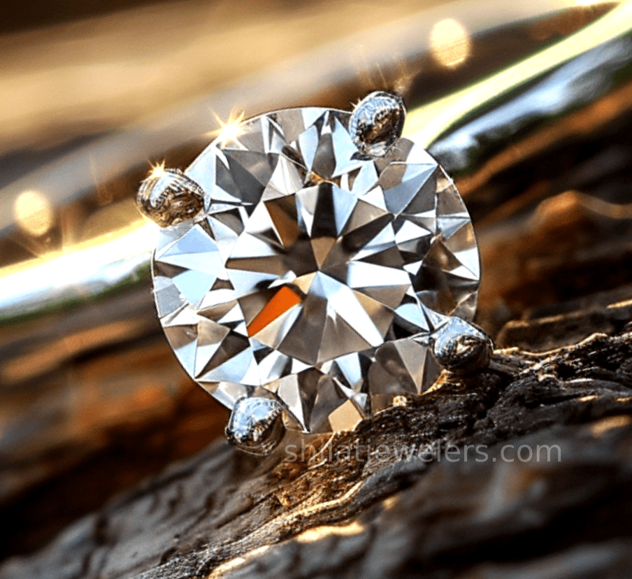 1.5 ct lab diamond ring