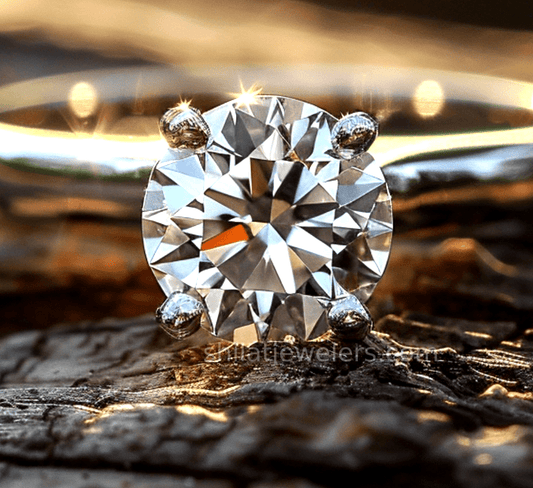1.5 ct lab diamond ring