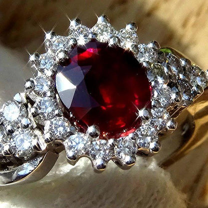  Ruby diamond ring - Shilat