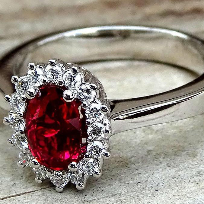  Red Ruby ring  - Shilat